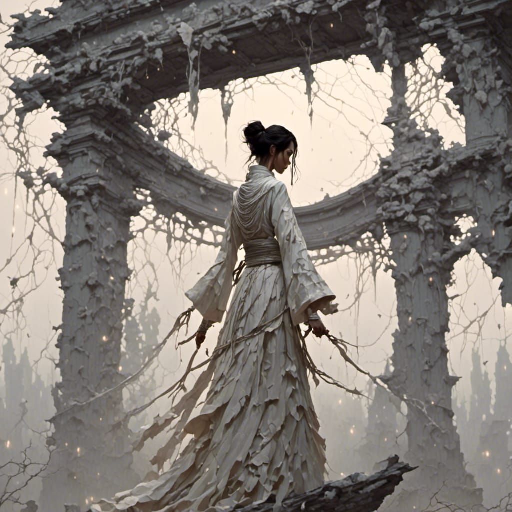 Melancholic Farewell: A Scene of Heartbreak and Resilience