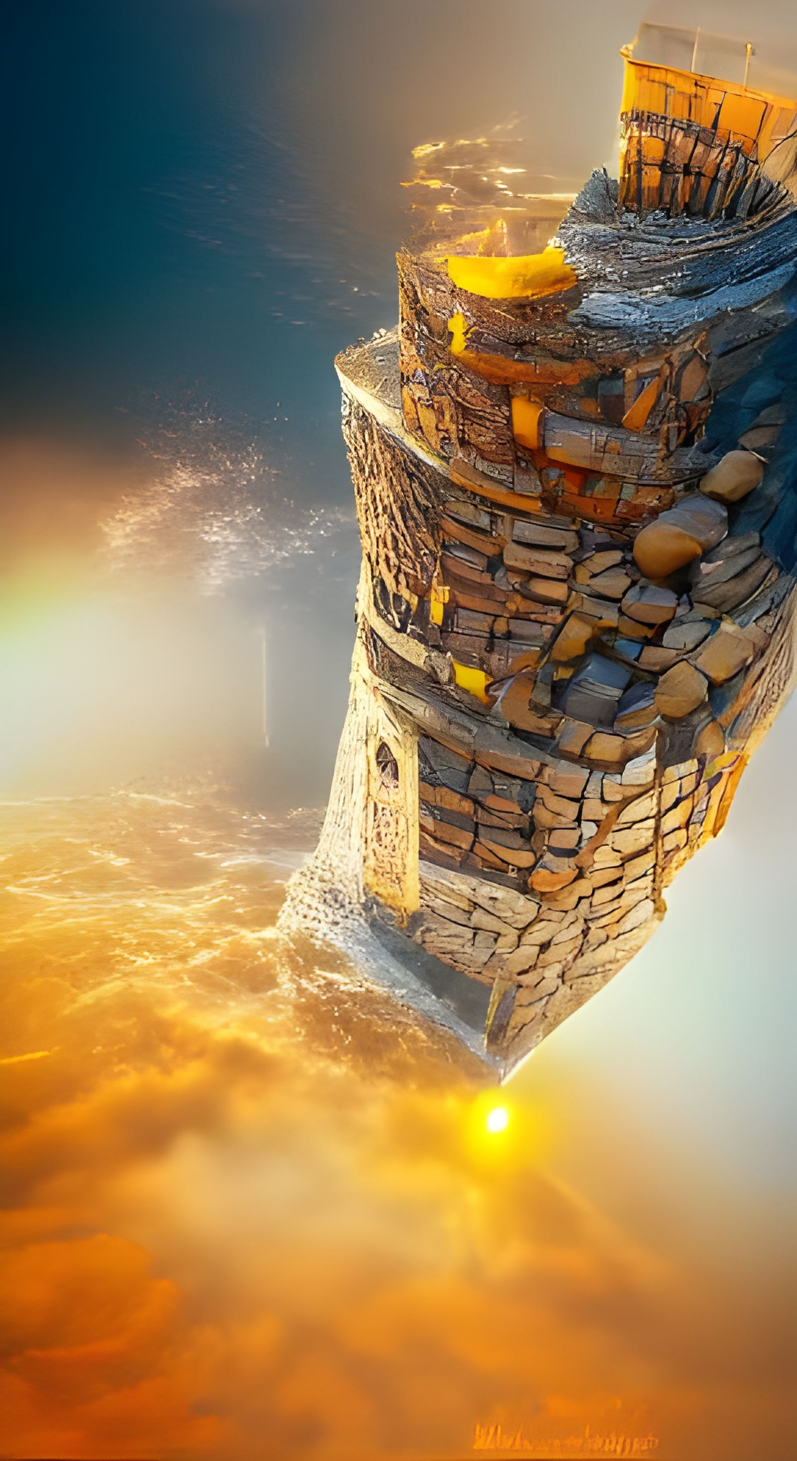 Epic Tower of Babel Digital Illustration