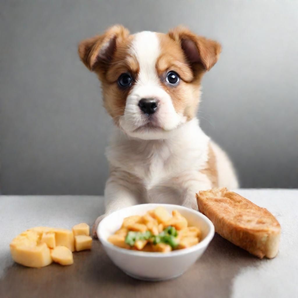 Puppy Embodies Culinary Identity