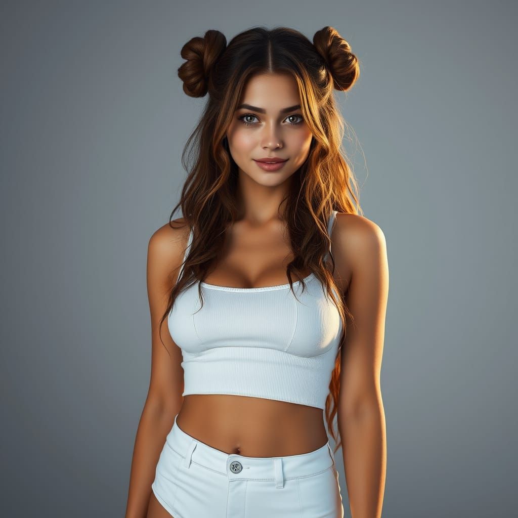 Hyper Realistic Beauty in Earthy Hues