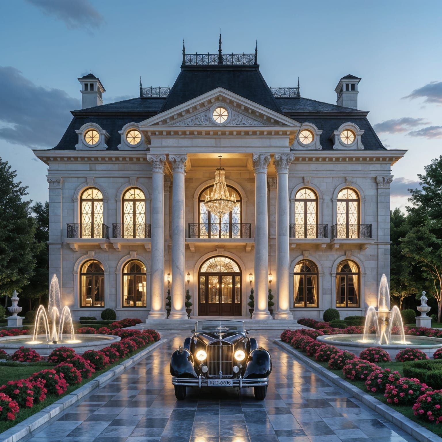 Luxurious Vintage Palace with Intricate Design and Medieval ...