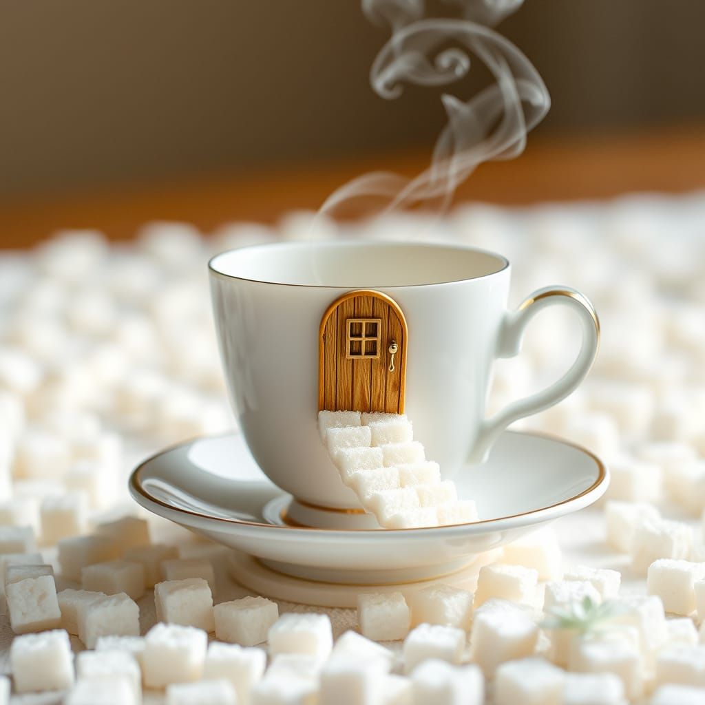 Teacup Portal: A Whimsical Dreamscape