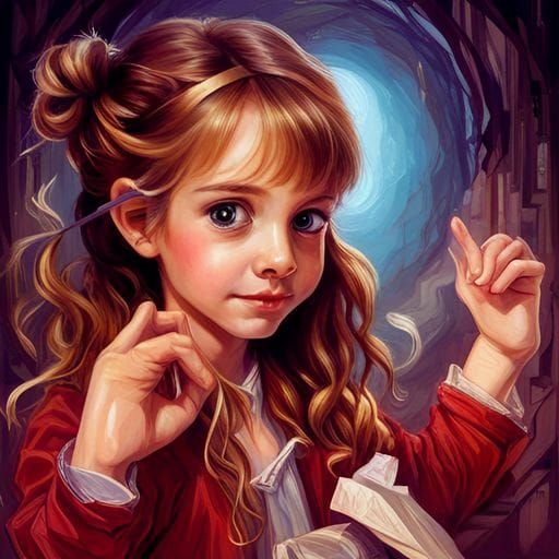 Charming AI-Generated Cute Portrait