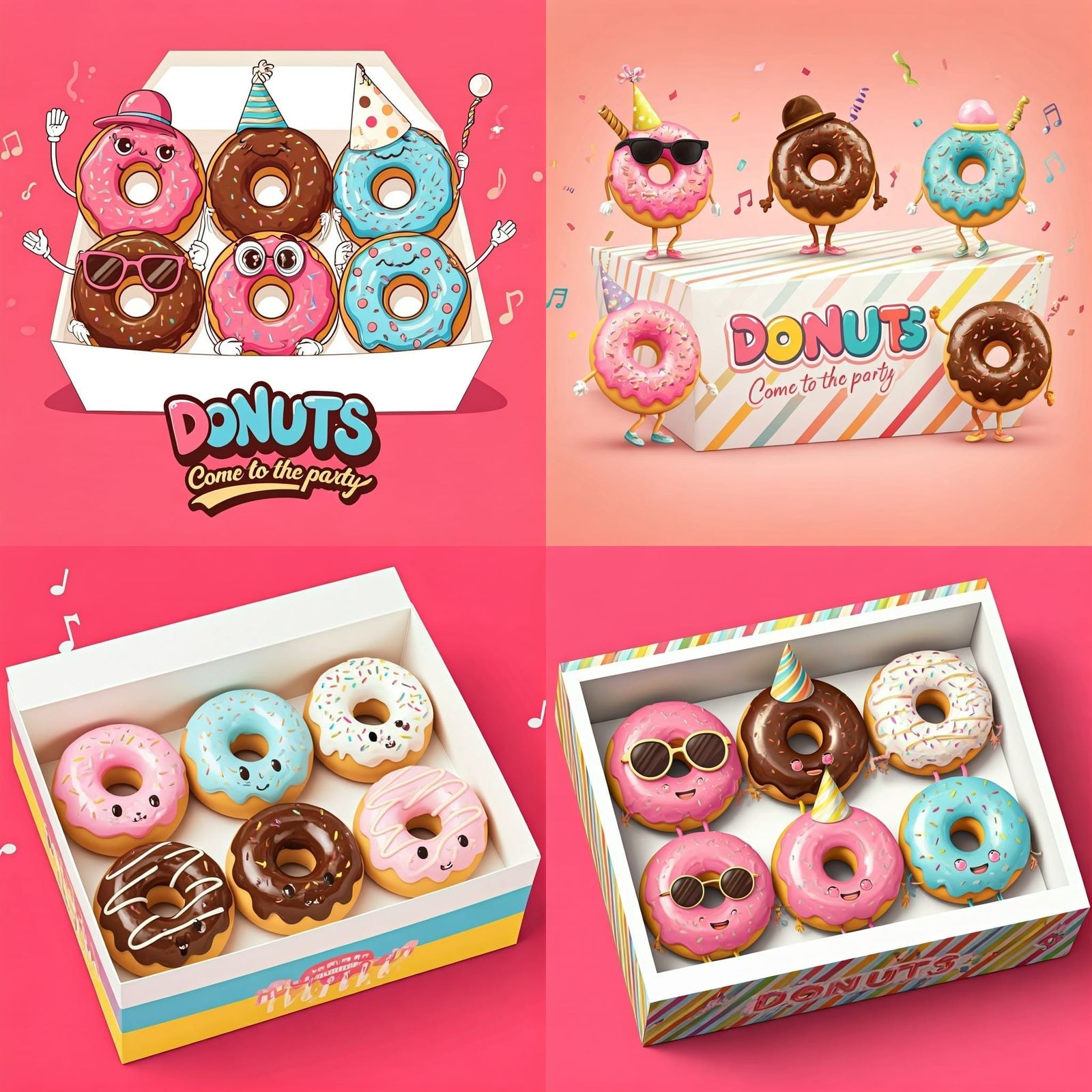 Dancing Donuts: A Whimsical Party in a Box