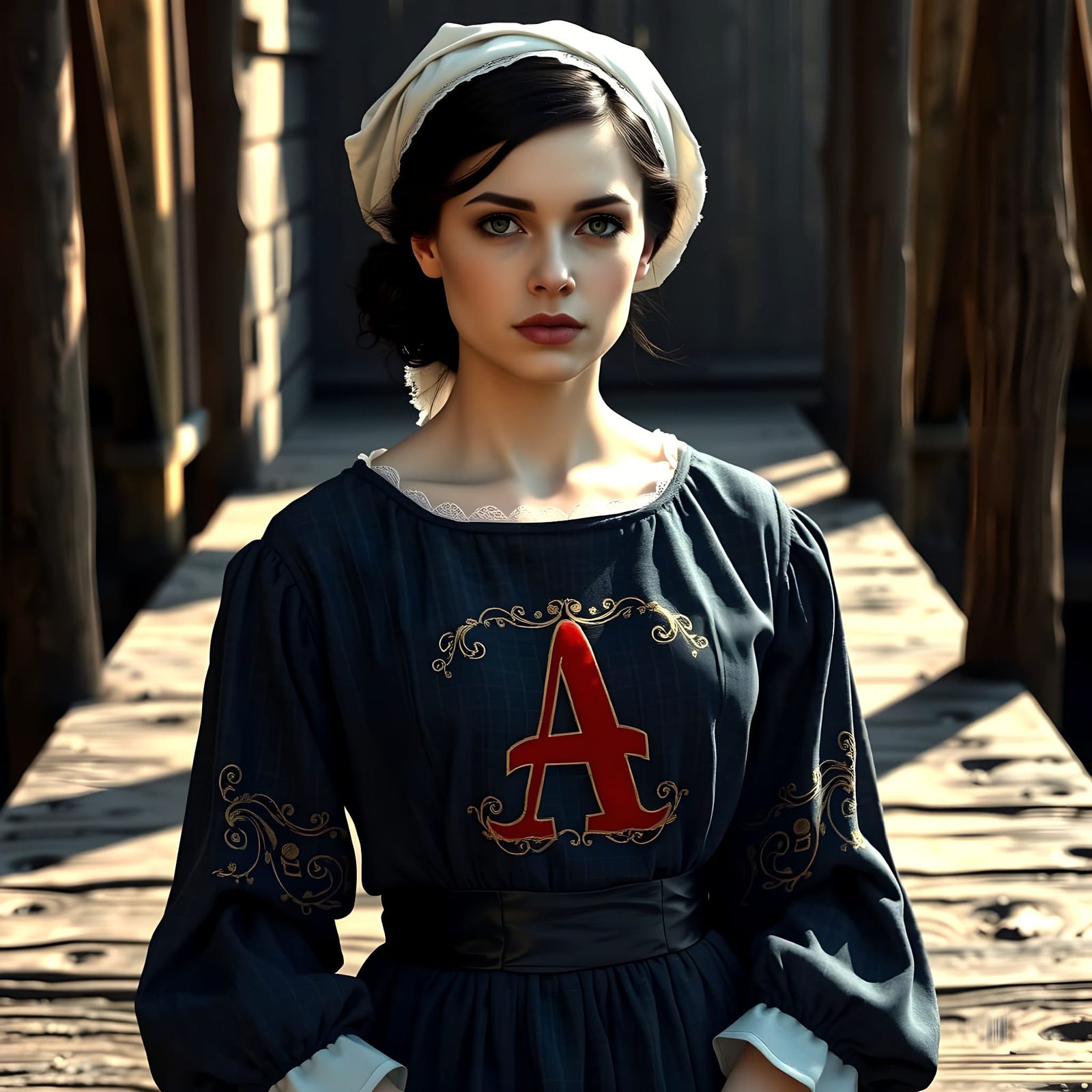 Glamorous Hester Prynne Stands Firm in Boston