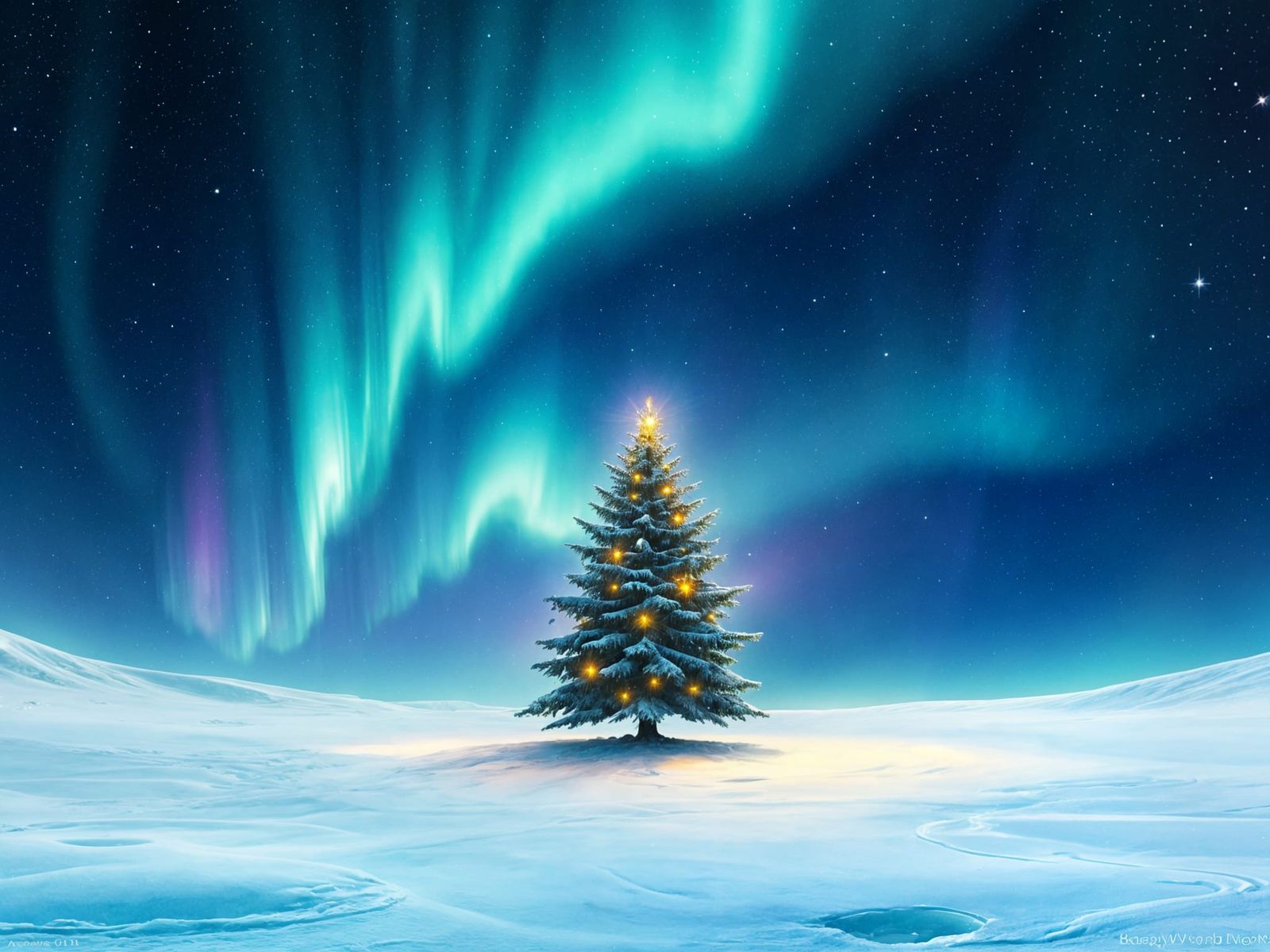 Enchanted Galactic Winter Wonderland