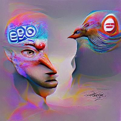Abstract Concept of Ego Visualized