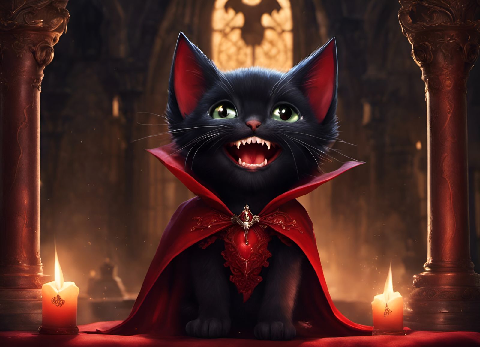 I'm a Wampire Kitteh ~ Mu wah ha ha ha ah