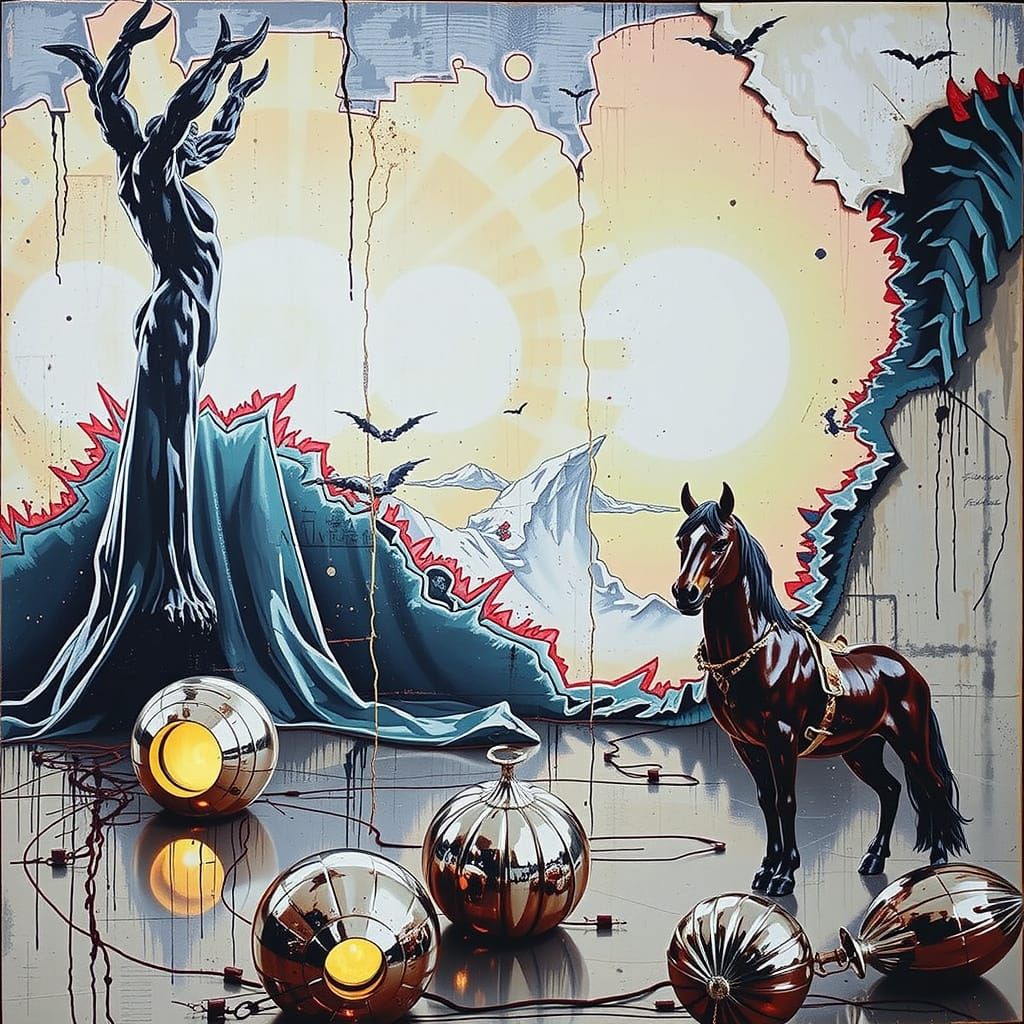 Hyperrealistic Sculpture With Dynamic Lighting