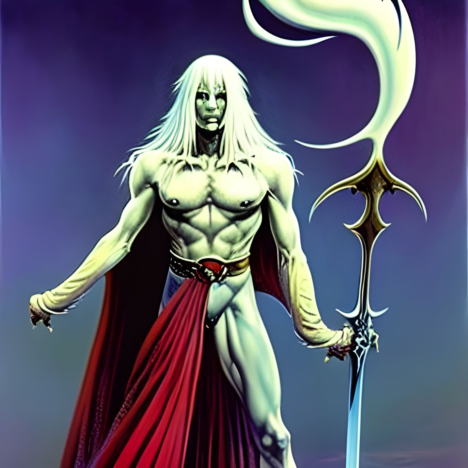 Elric the Necromancer: Fantasycore Painting