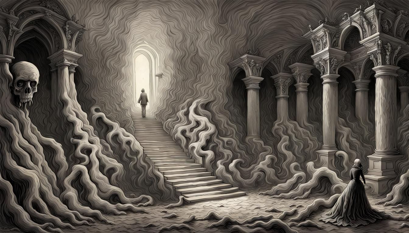 Depressed Mind: A Dark Engraving