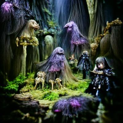 Mystical Crystal Forest