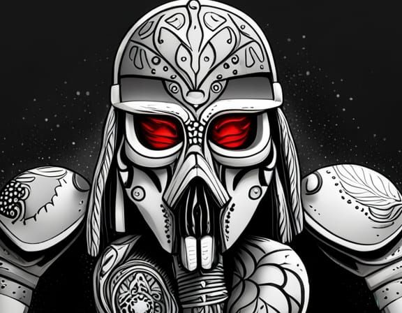 Sugar Skull Predator Yautja