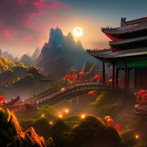 Detailed Fantasy Landscape in Unreal Engine 5