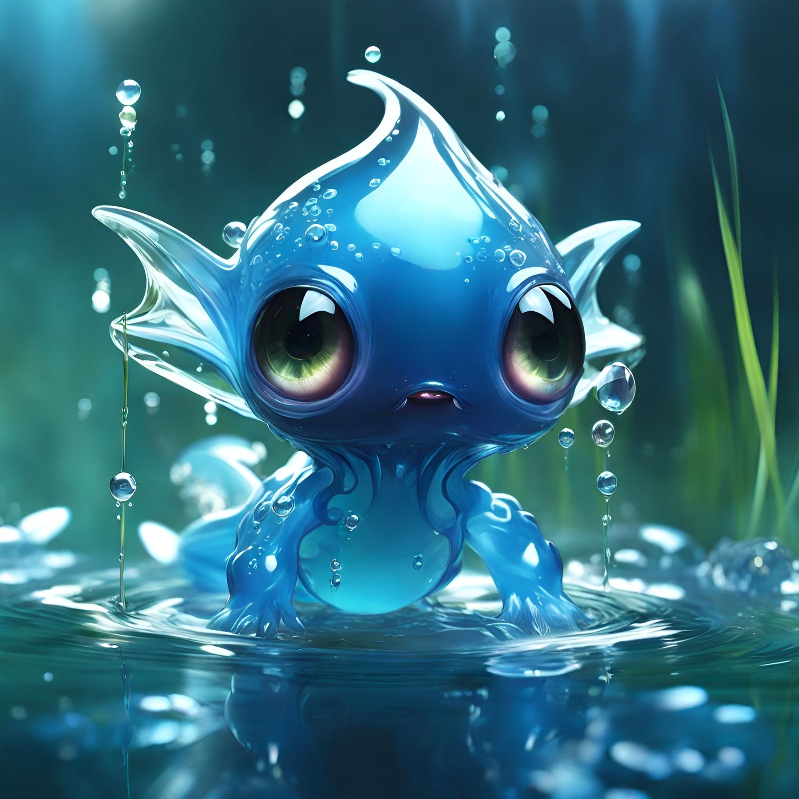 Tiny Water Monster