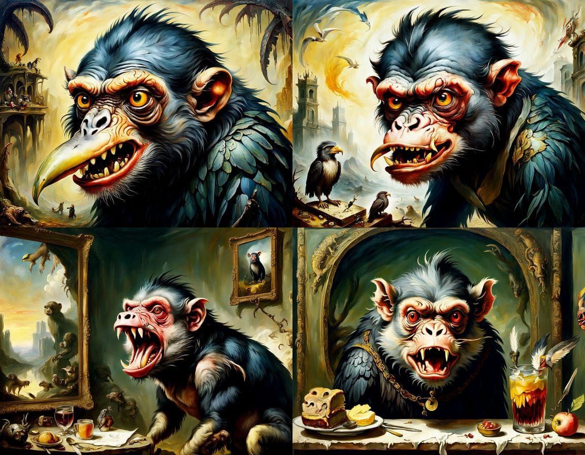 Mystical Menagerie in Romantic Decay