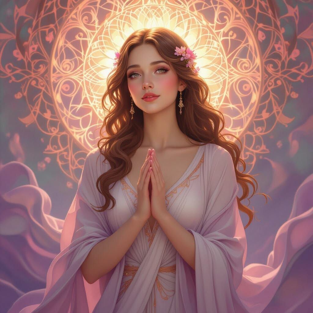 Divine Feminine Embodiment of Love and Compassion