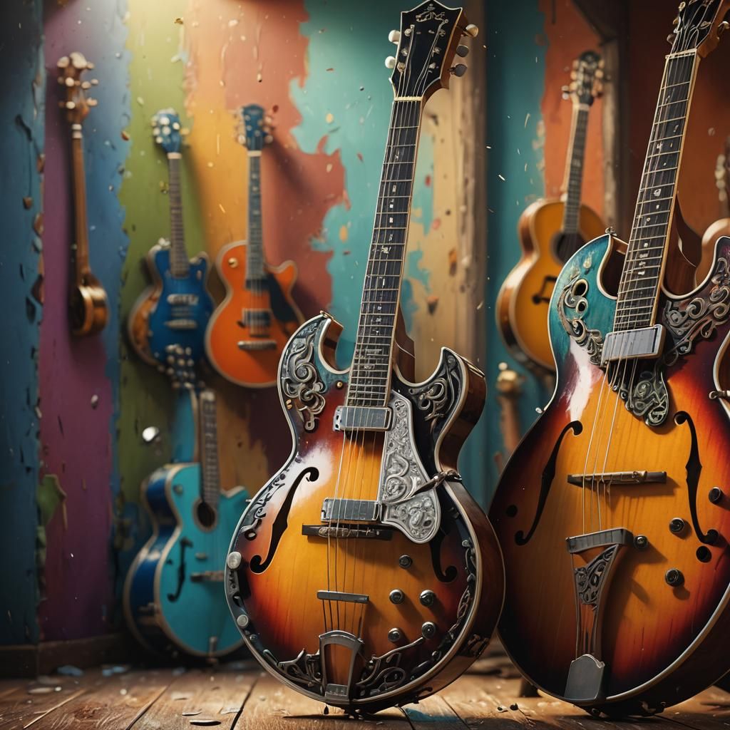 Hybrid Musical Instrument: Banjo, Guitar, Mandolin