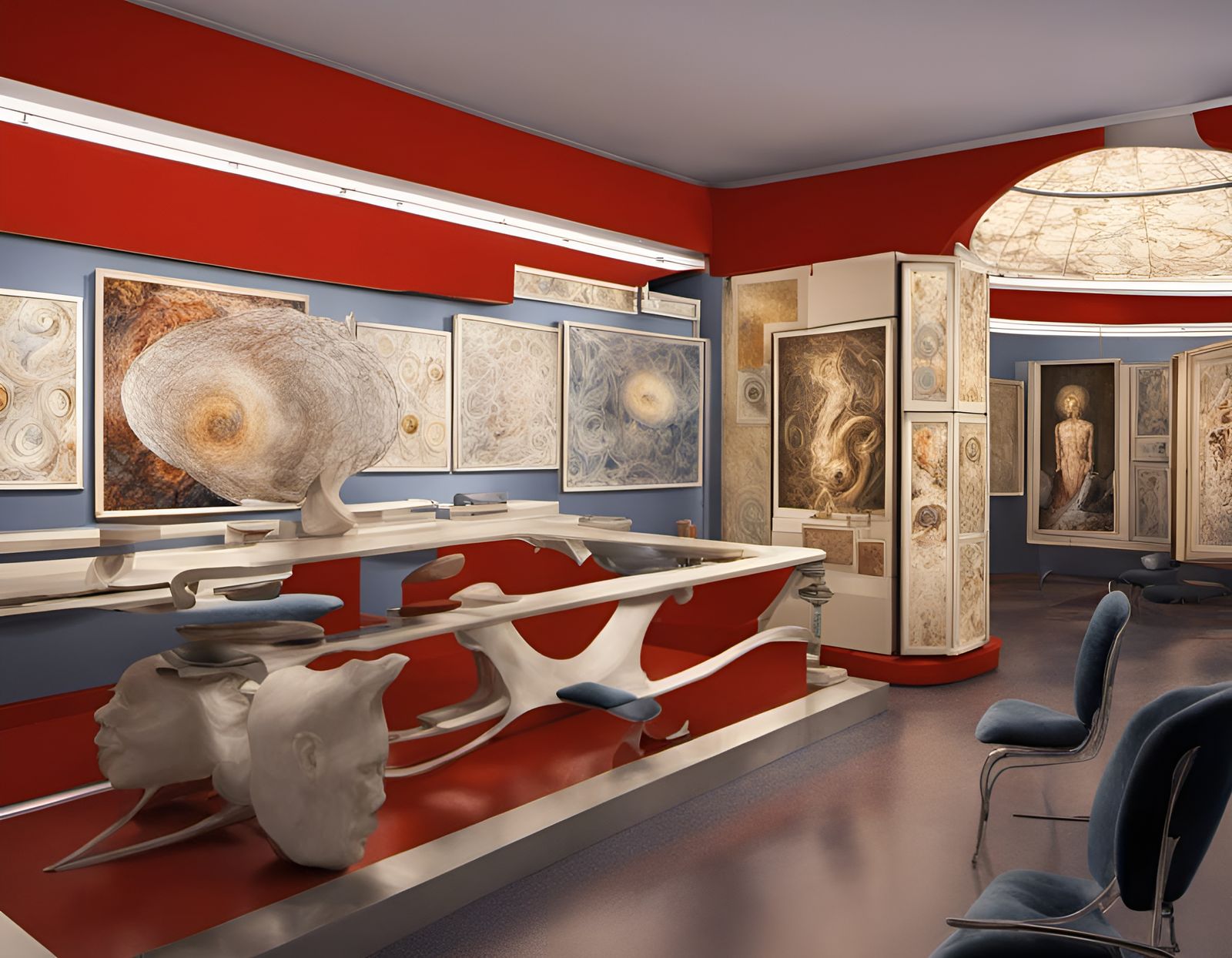 Magical Biological Forms in Dreamy Surreal Style