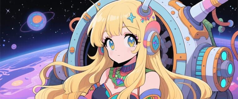 Magical Blonde in Subspace Engine, Primitivism Manga