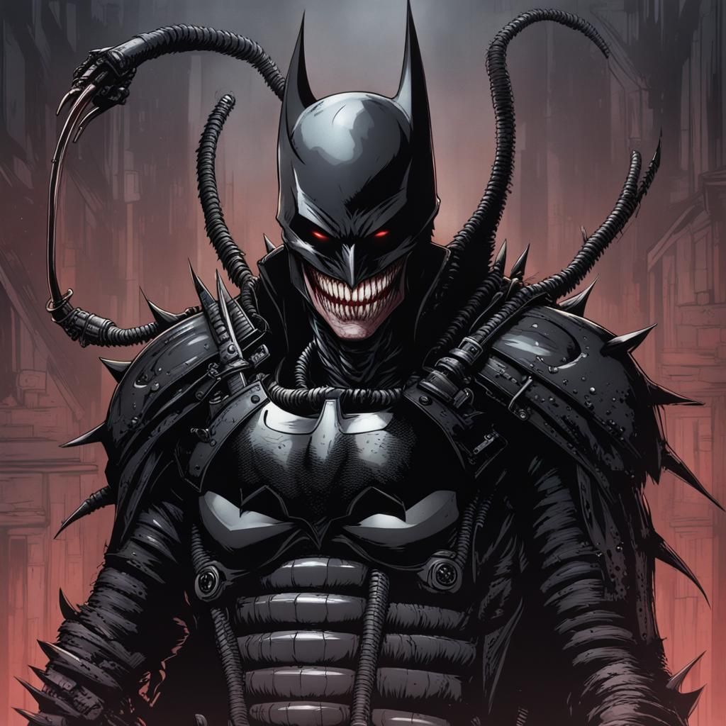 Batman Who Laughs Xenomorph Horror Fusion