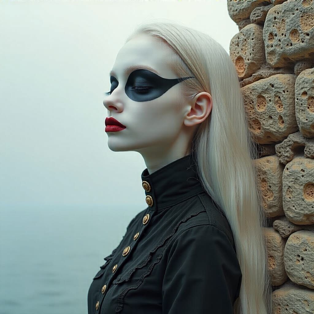 Grimdark Portrait in the Style of Alessio Albi