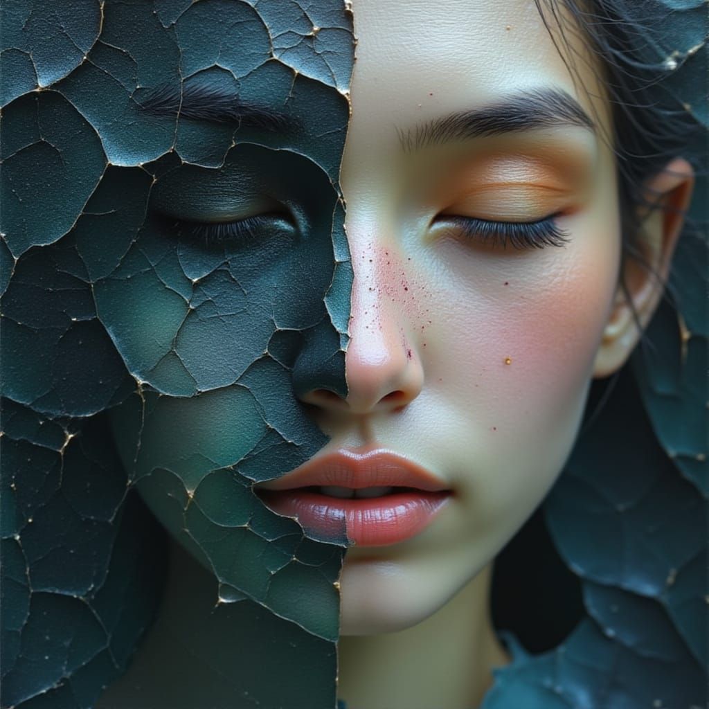 Persephone as Liminal Greek Goddess in Painterly Surrealism