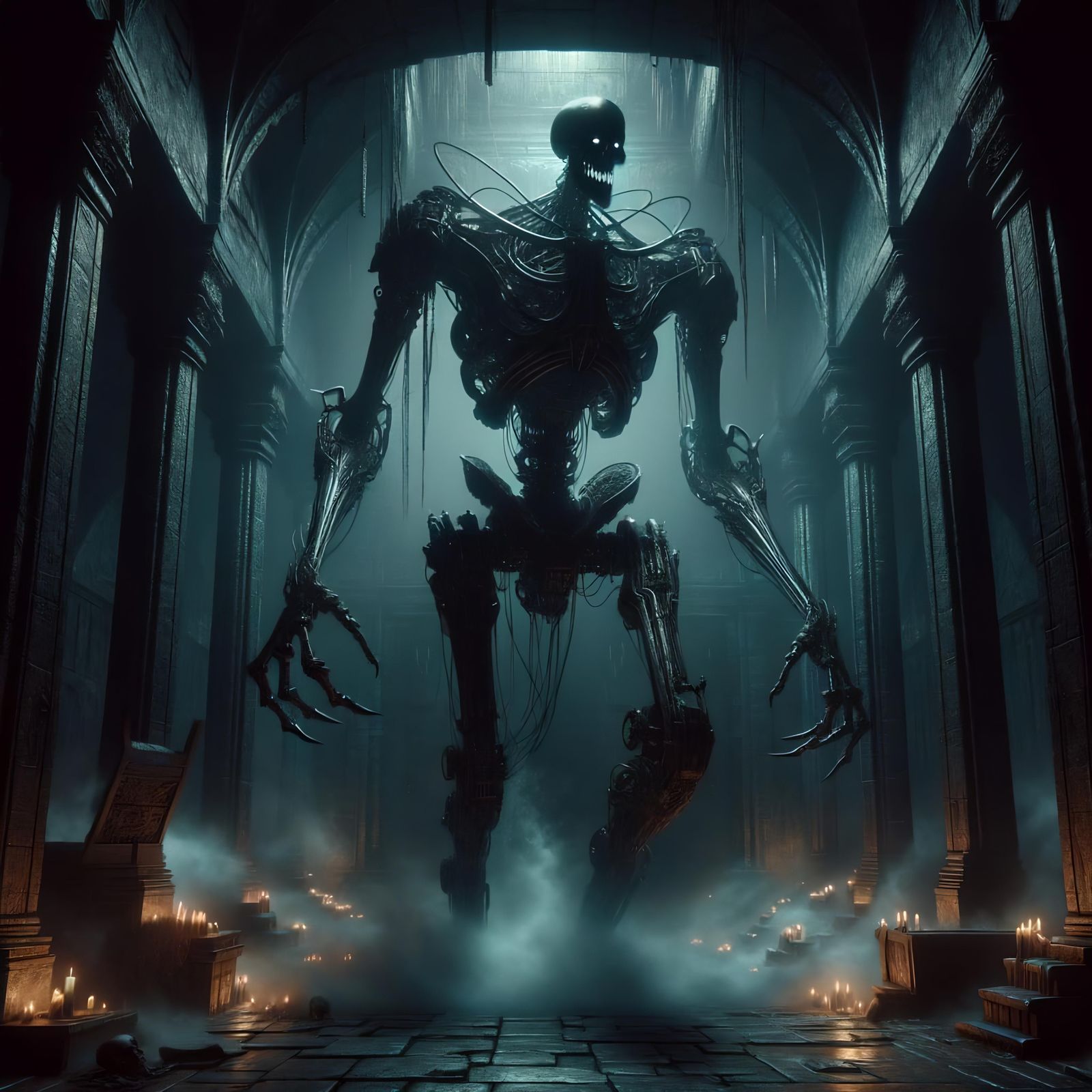 Shadesteel Golem in Ancient Crypt of Dread