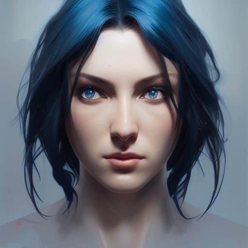 Detailed Portrait of a Man in Hyperdetailed Style