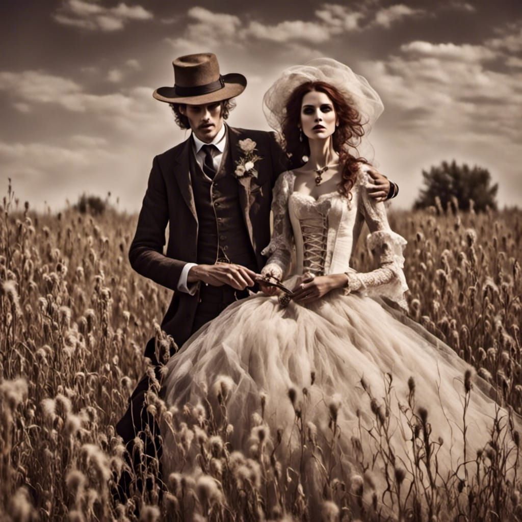 Surreal Dreamlike Waterfalls in Unsettling Landscape