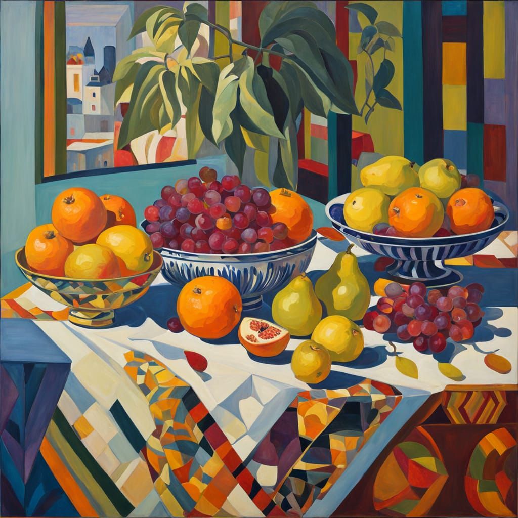 Fauvist still life
