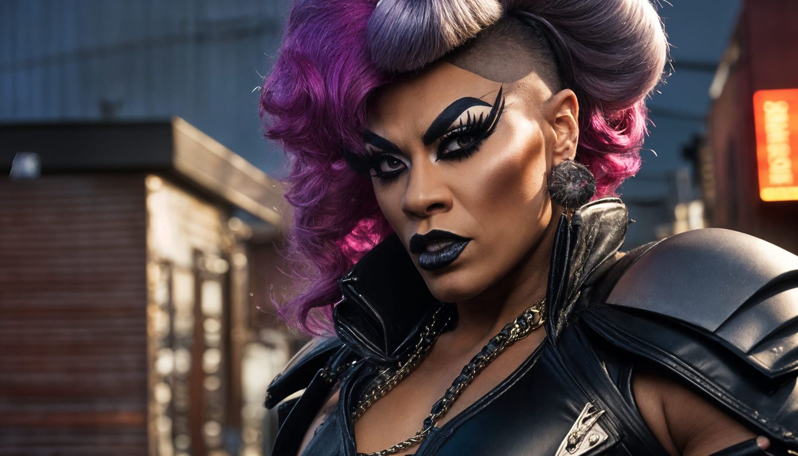 Tough Drag Queen Rules a Gritty City Neighborhood