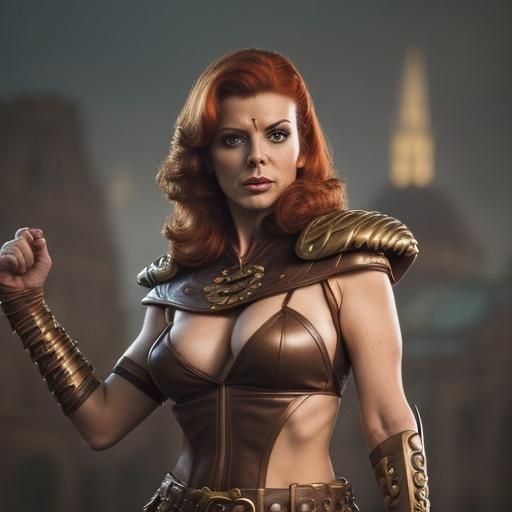 Hyperrealistic Teela in Leather Armor
