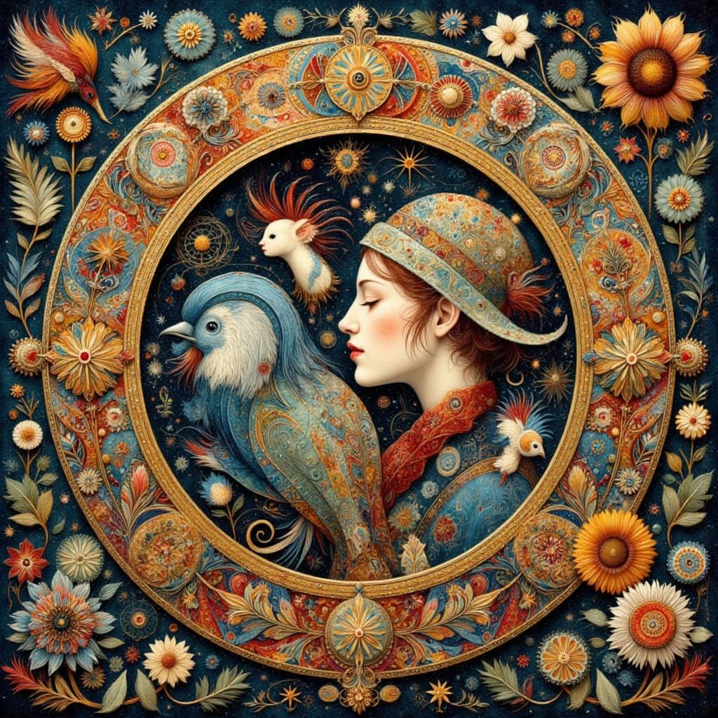 Fantastical Entangled World in Deep Color