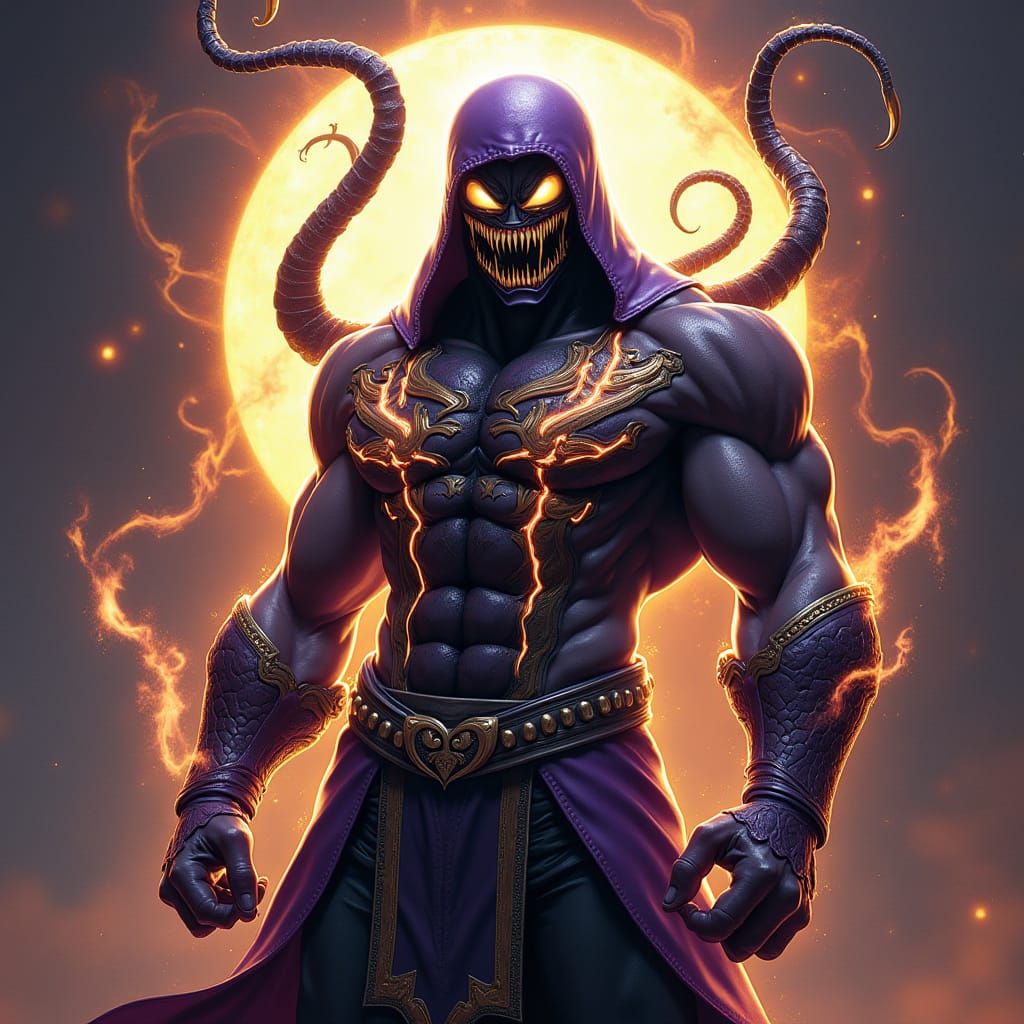 Dark Fantasy Scorpion-Venom Mashup Masterpiece