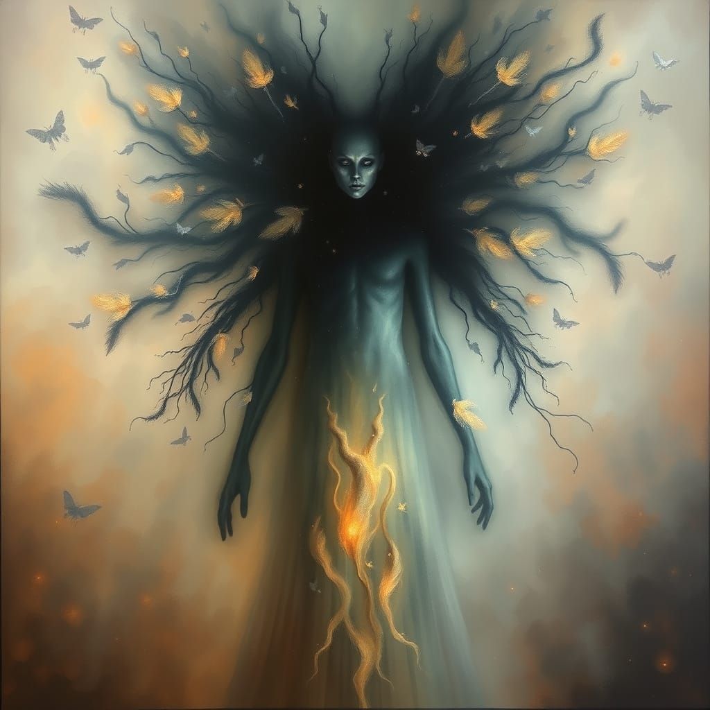 Ethereal Being Radiates Mystical Aura