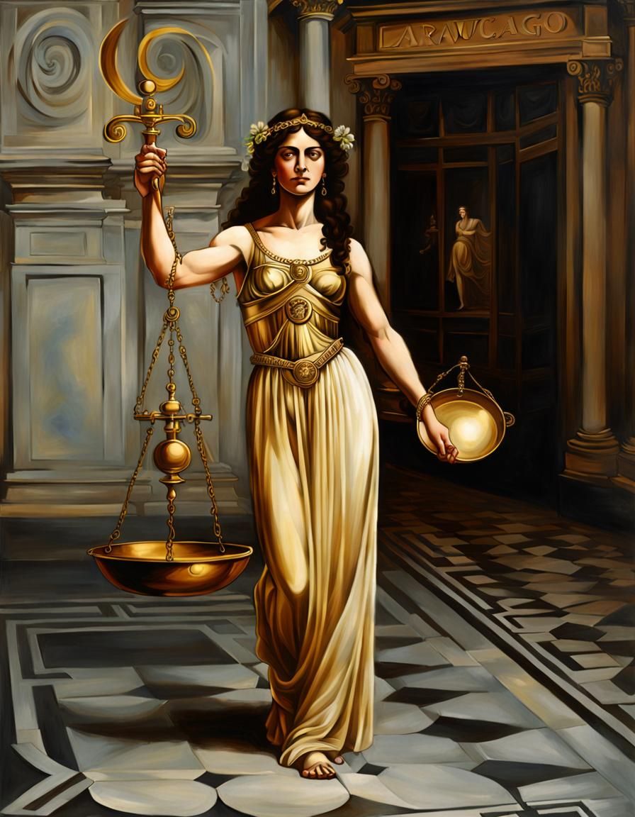 Themis, Greek Goddess of Law.