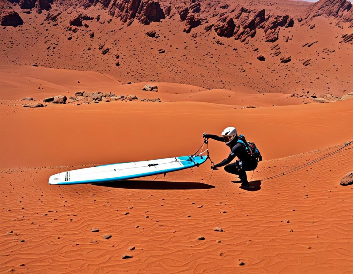 Surfing in Mars