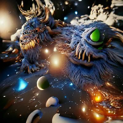 Fantasy Space Monster in Unreal Engine