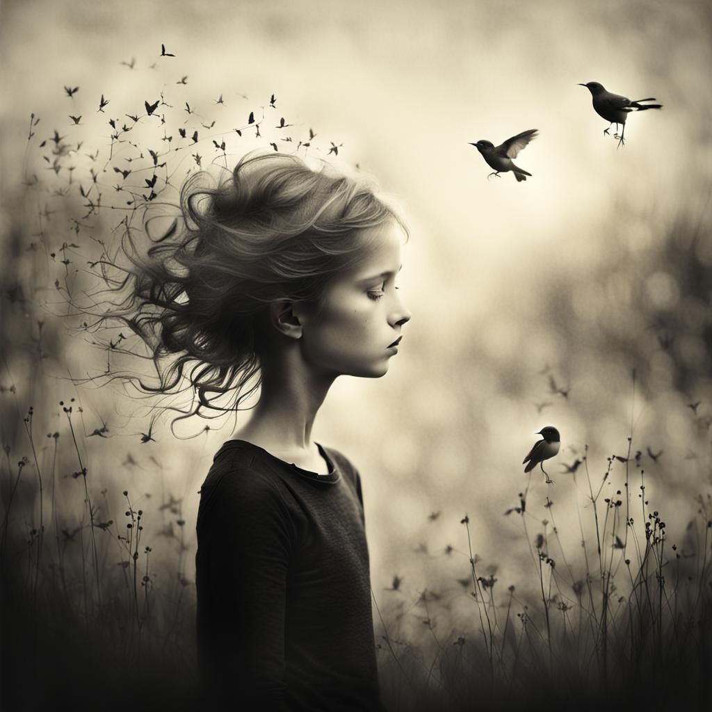 Abstract Composition in Tami Bone Style