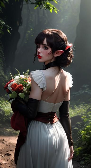 Hyperrealistic Elf Portrait with Dynamic Lighting