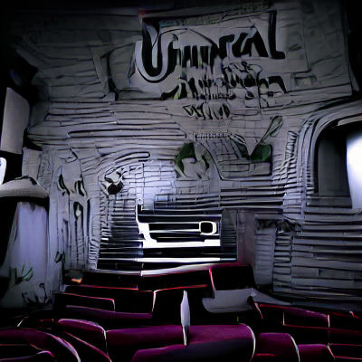 Abandoned Theater: A Haunting Vision