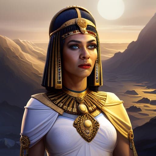 Queen Cleopatra Fantasy Concept Art in 8K