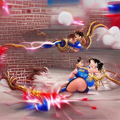 Epic Showdown: Chun Li vs Wonder Woman