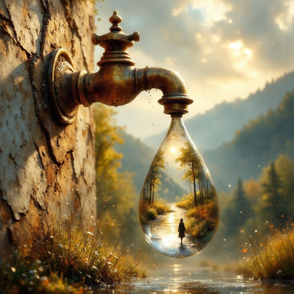 Gentle Weather ( “ No water, no rain. No rain, no gentle weather " )