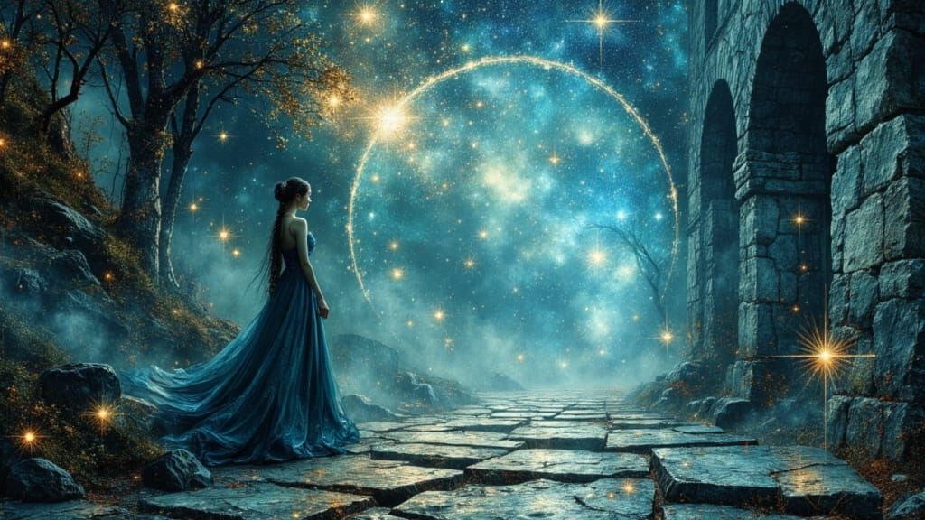 Ethereal Ghost Ascending to Heaven in Surrealist Style