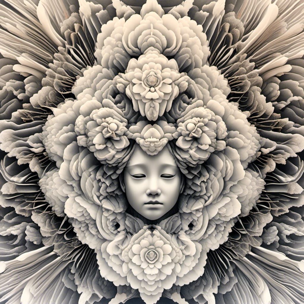 Art Deco Pig-Dog in Film Noir Style