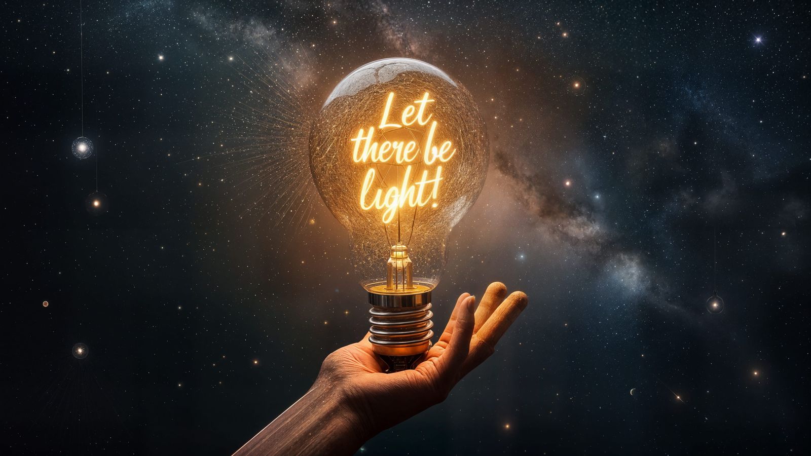 Cosmic Lightbulb Illuminates the Infinite Expanse