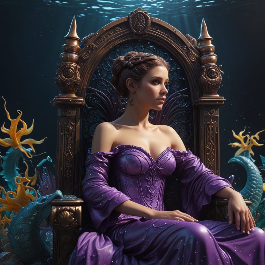 princess leia mermaid Epic cinematic brilliant stunning intr...