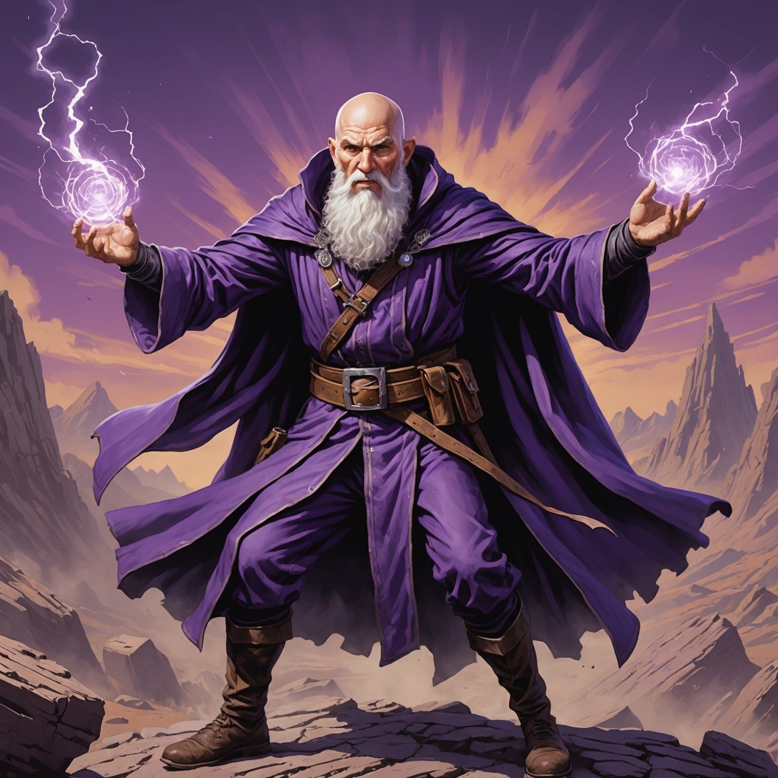 Purple Telekinesis Mage
